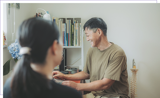 ご自身の病気やケガの経験が現在の施術に活かされていることはありますか？